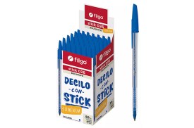 Pack 50 boligrafos Filgo AZUL